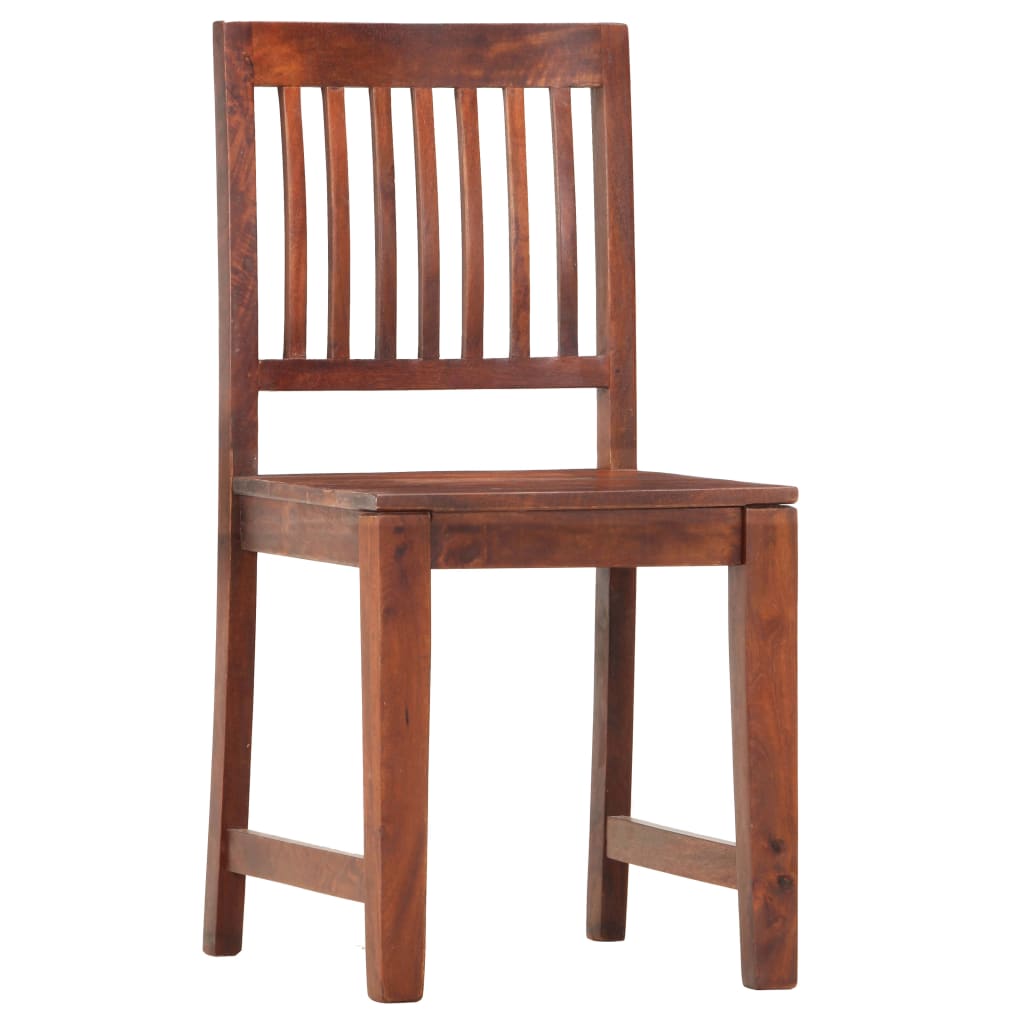 Sillas de comedor 4 unidades madera maciza de mango