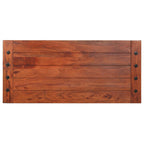 Mesa de centro de madera maciza de acacia 110x50x35 cm