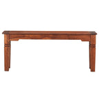 Banco de madera maciza de acacia 110 cm