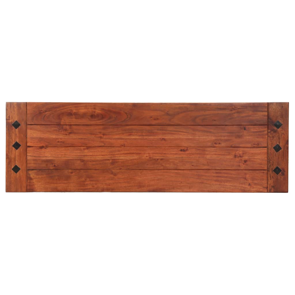 Banco de madera maciza de acacia 110 cm