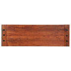 Banco de madera maciza de acacia 110 cm