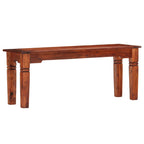 Banco de madera maciza de acacia 110 cm