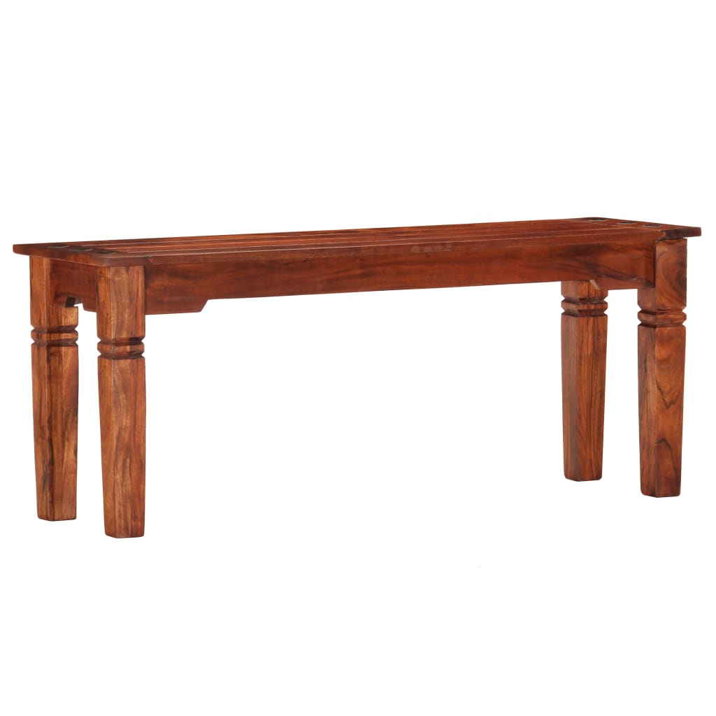 Banco de madera maciza de acacia 110 cm