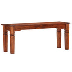 Banco de madera maciza de acacia 110 cm