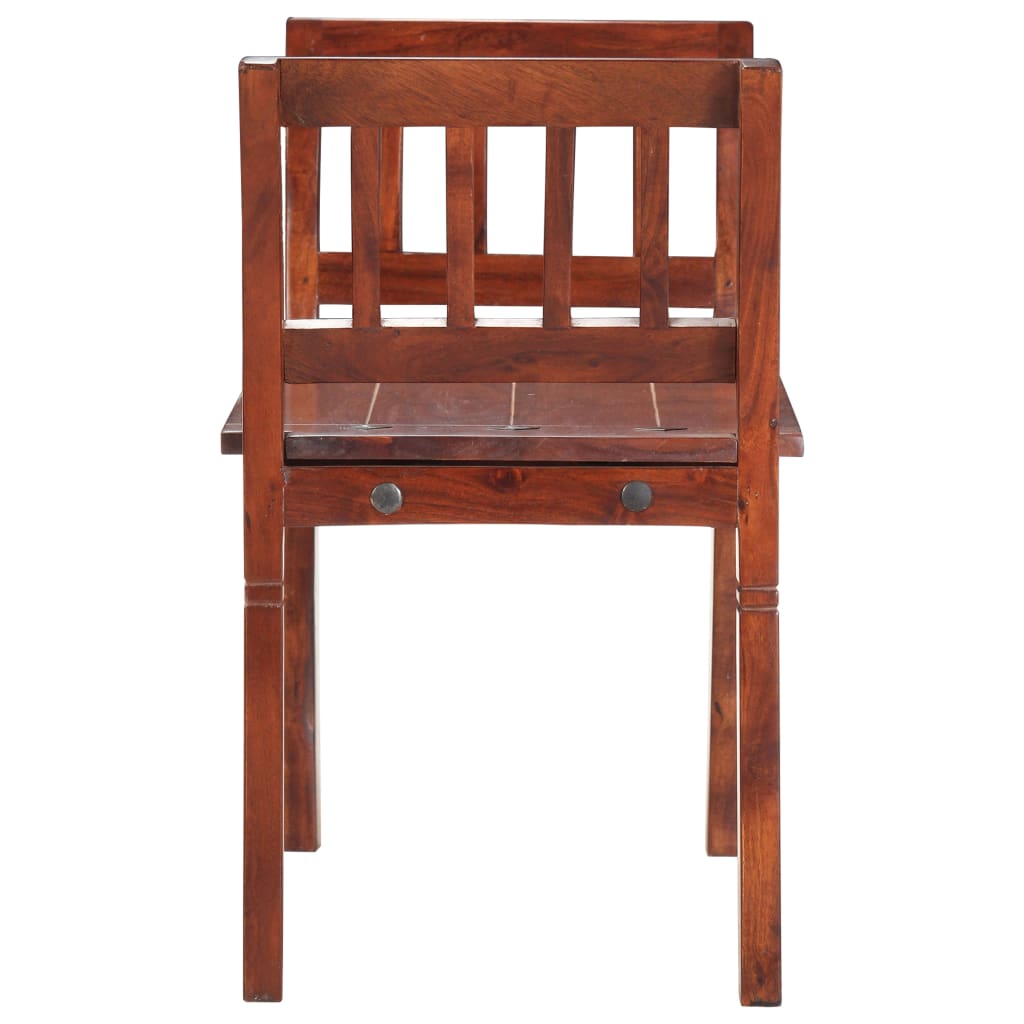 Banco de madera maciza de acacia 111 cm