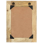 Espejo pintado a mano de madera maciza de mango 40x55 cm