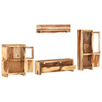 Conjunto de unidad de TV con cajón Marrón Madera