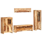Conjunto de unidad de TV con cajón Marrón Madera
