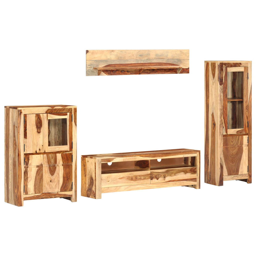 Conjunto de unidad de TV con cajón Marrón Madera