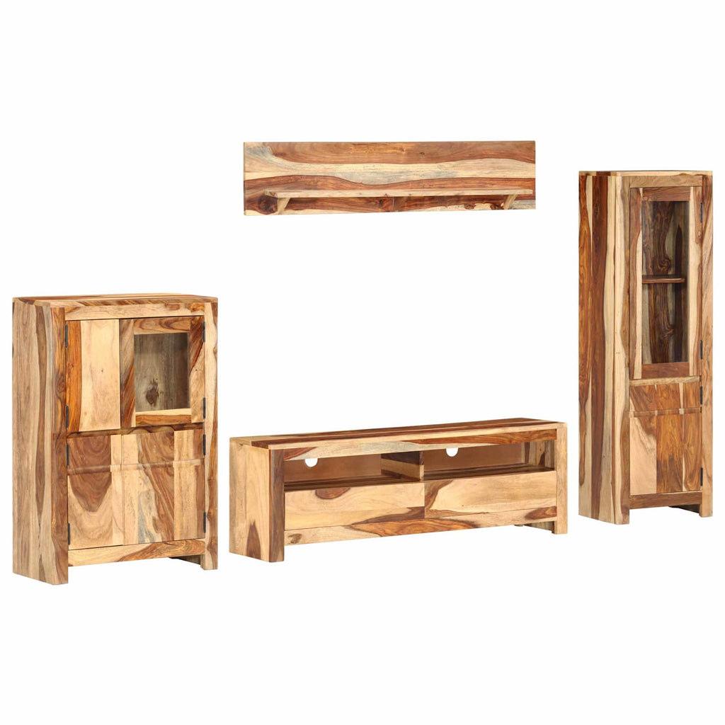 Conjunto de unidad de TV con cajón Marrón Madera