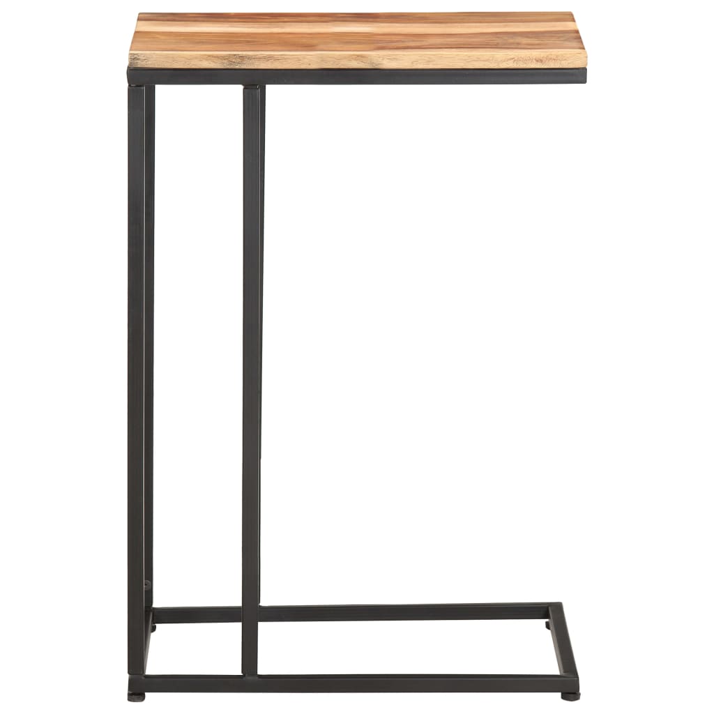 Mesa auxiliar de madera maciza 35x45x65 cm