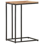 Mesa auxiliar de madera maciza 35x45x65 cm
