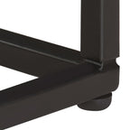 Mesa auxiliar de madera maciza 35x45x65 cm