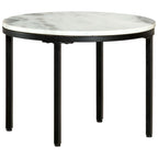 Mesa de centro de vidrio templado 45x40x58 cm
