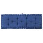 Cojín para palés algodón azul claro 120x40x7 cm