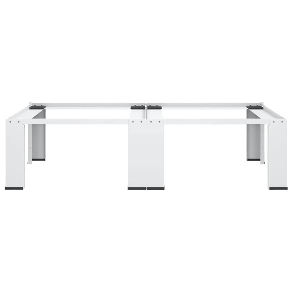 Pedestal doble de la lavadora y la secadora blanco
