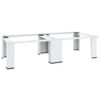 Pedestal doble de la lavadora y la secadora blanco