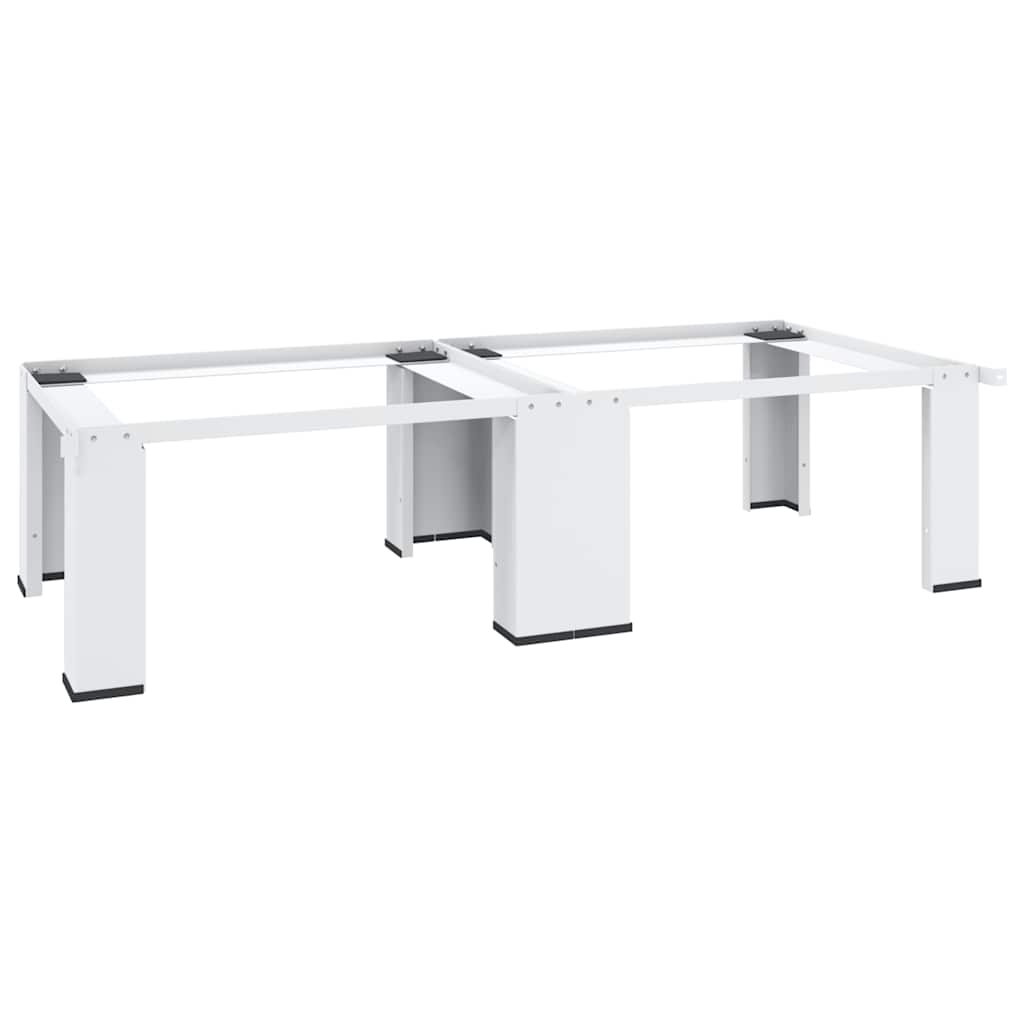 Pedestal doble de la lavadora y la secadora blanco