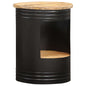 Mesa de centro de madera maciza de mango 43x55 cm