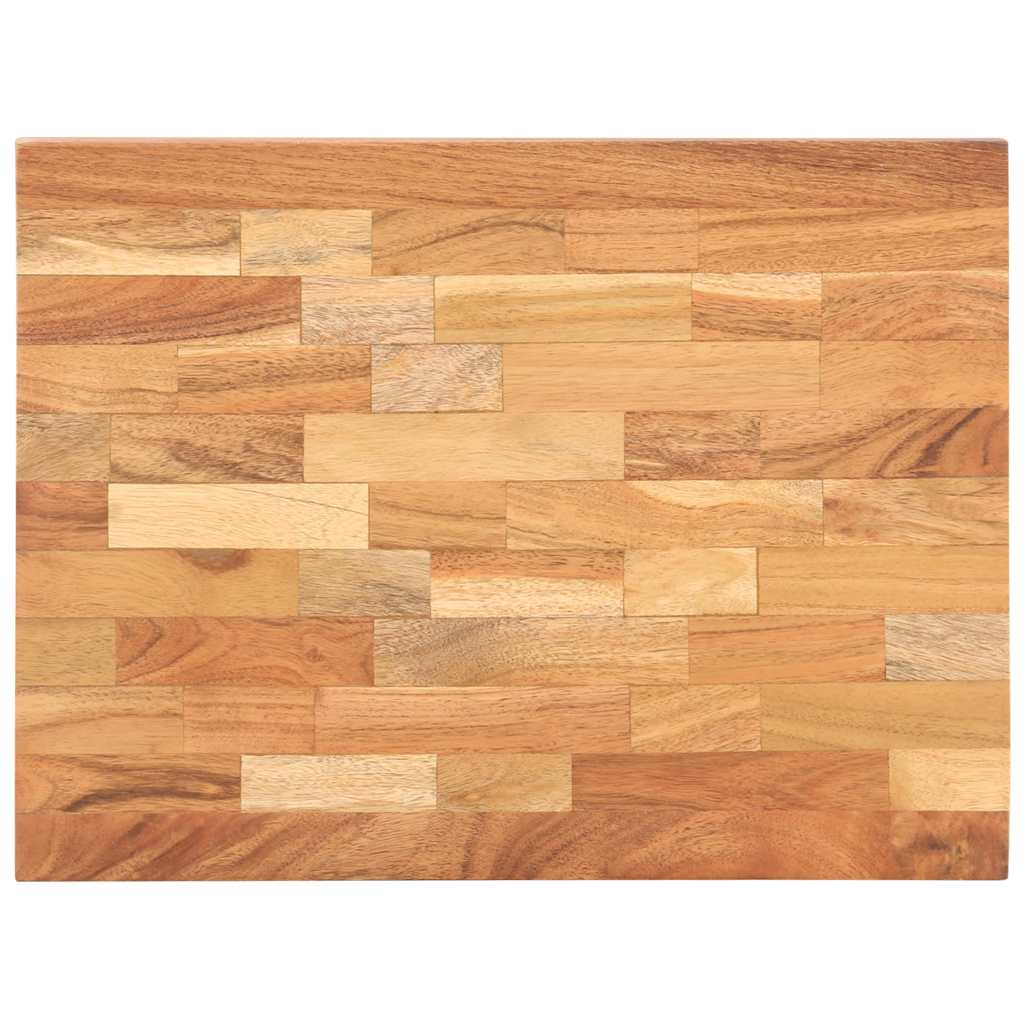 Tabla de cortar de madera maciza de acacia 40x30x4 cm