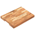 Tabla de cortar de madera maciza de acacia 40x30x4 cm