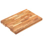 Tabla de cortar de madera maciza de acacia 40x30x4 cm