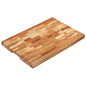 Tabla de cortar de madera maciza de acacia 40x30x4 cm
