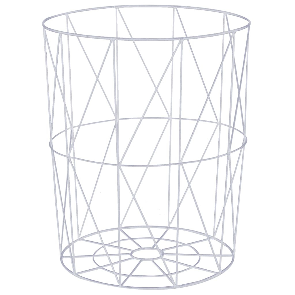 Mesa de centro blanco Ø 47 cm
