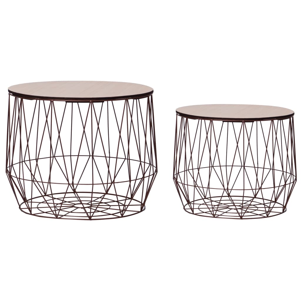 Coffee tables 2 units white
