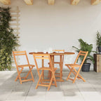 Mesa de jardín plegable Butterfly madera de teca 120x70x75 cm