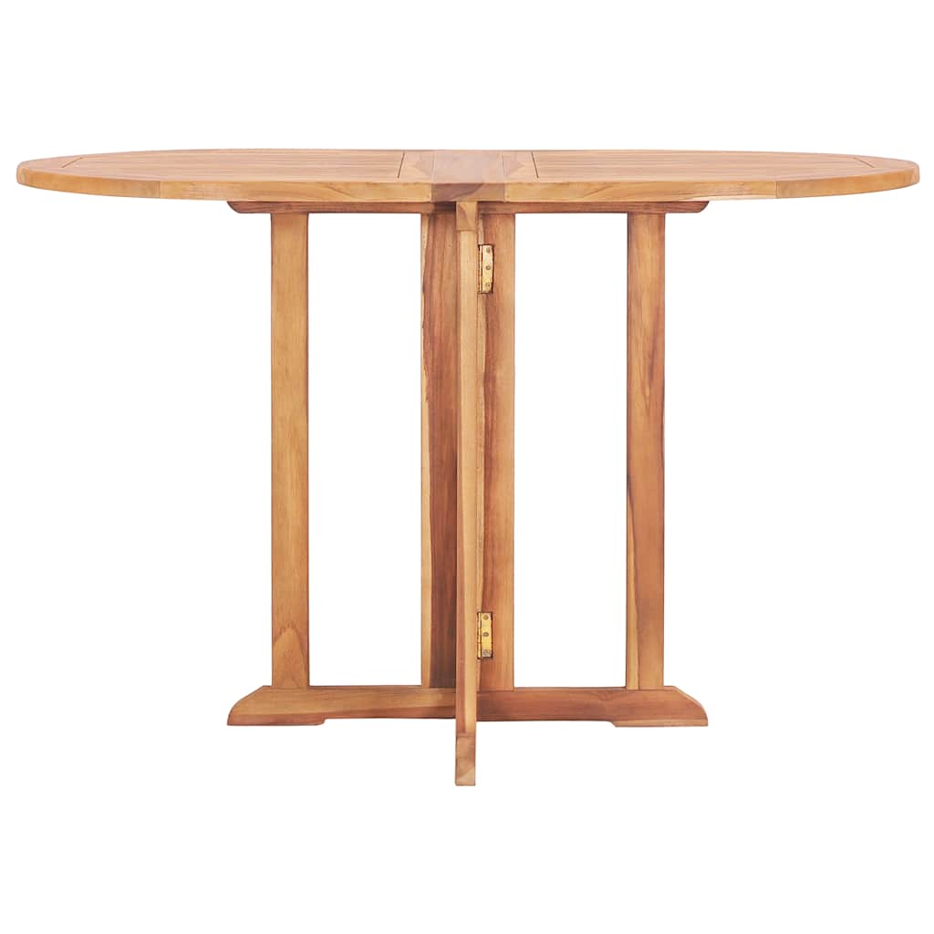 Mesa de jardín plegable Butterfly madera de teca 120x70x75 cm
