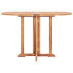Mesa de jardín plegable Butterfly madera de teca 120x70x75 cm