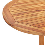 Set de comedor de jardín plegable 5 piezas madera maciza teca