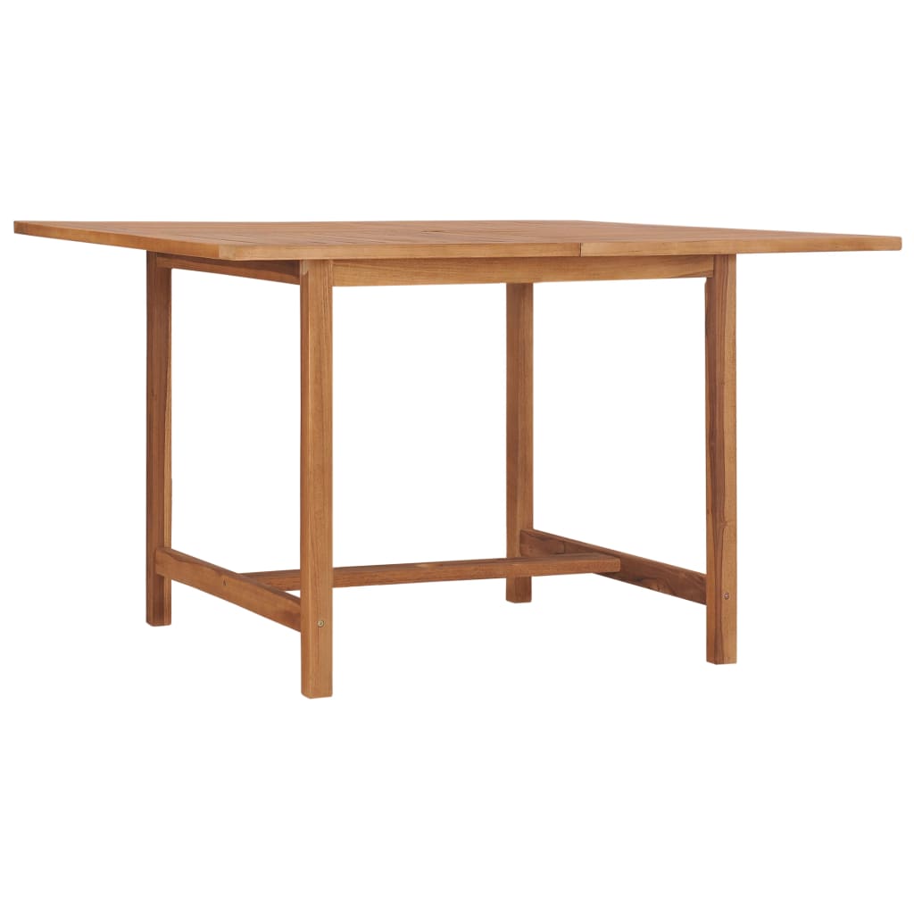 Garden dining table solid teak wood 120x70x77 cm