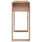 Mesa consola de madera maciza de teca 90x35x75 cm