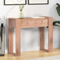 Mesa consola de madera maciza de teca 90x35x75 cm