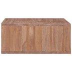 Mesa de centro de madera maciza de teca 170x70x30 cm
