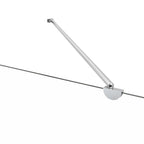 Mampara de baño vidrio templado a rayas 120x68x130 cm