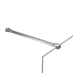 Brazo de soporte para mampara de ducha acero inoxidable 47,5 cm