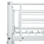 Cama litera de metal blanca 90x200 cm