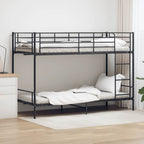 Cama litera de metal blanca 90x200 cm