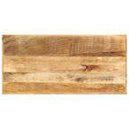 Mesa de bar madera maciza de mango rugosa 120x58x107 cm