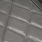 Sillón de cuero de cabra auténtico gris