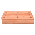 Arenero de madera de abeto 95x90x15 cm