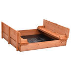 Arenero de madera de abeto 95x90x15 cm