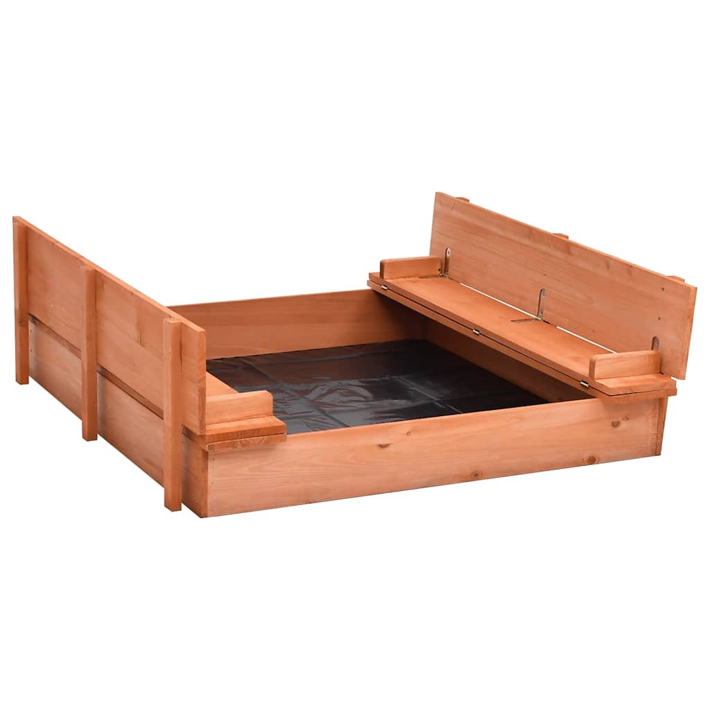 Arenero de madera de abeto 95x90x15 cm
