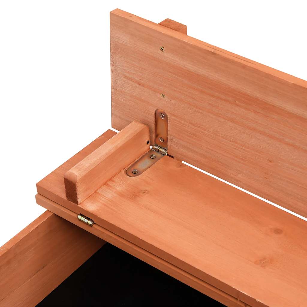 Arenero de madera de abeto 95x90x15 cm