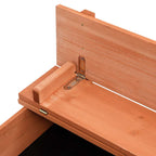 Arenero de madera de abeto 95x90x15 cm