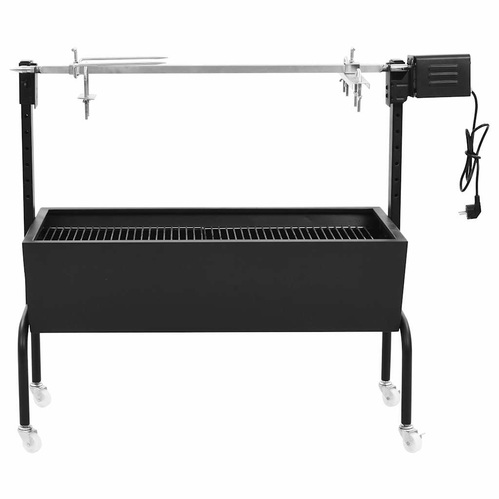 Espetón de asado/barbacoa eléctrica de acero inoxidable