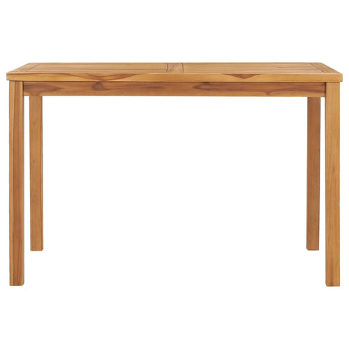 Garden dining table solid teak wood 120x70x77 cm